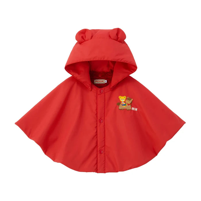 미키하우스 망토 일본 키즈 유아 신생아 푸치 캐릭터 승마 디자인