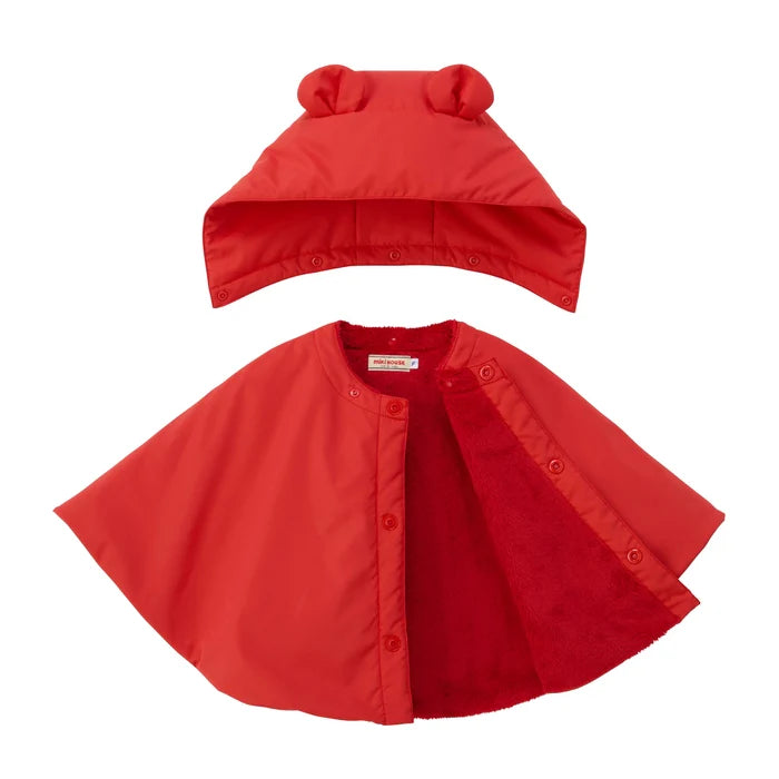 미키하우스 망토 일본 키즈 유아 신생아 푸치 캐릭터 승마 디자인