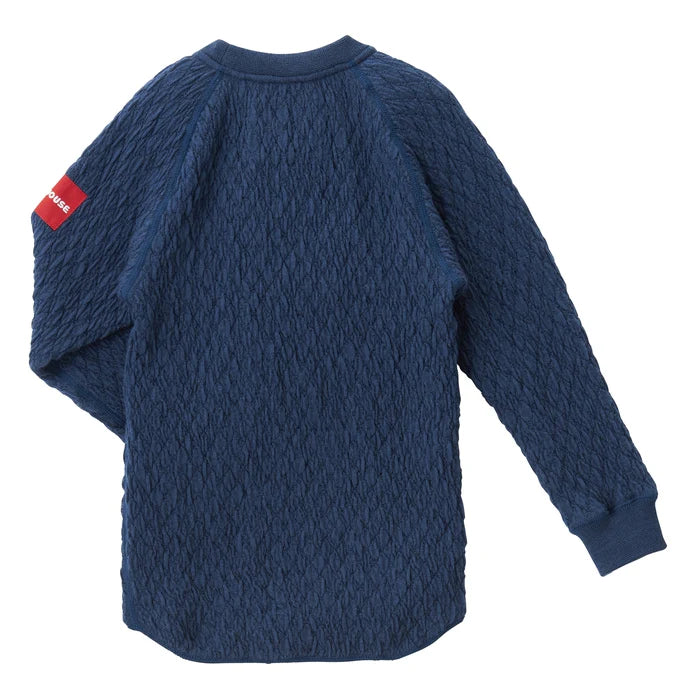 미키하우스 티셔츠 일본 키즈 니트 긴팔 스트레치 퀼트 2컬러