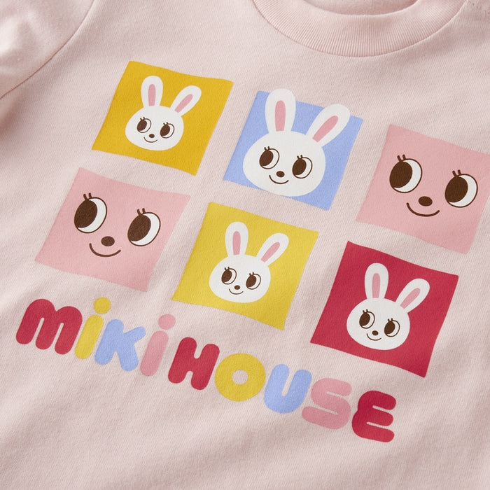 미키하우스 티셔츠 일본 키즈 긴팔티 퍼즐 우사코