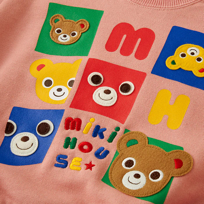 미키하우스 티셔츠 일본 키즈 긴팔 맨투맨 푸치 쿠마 2컬러