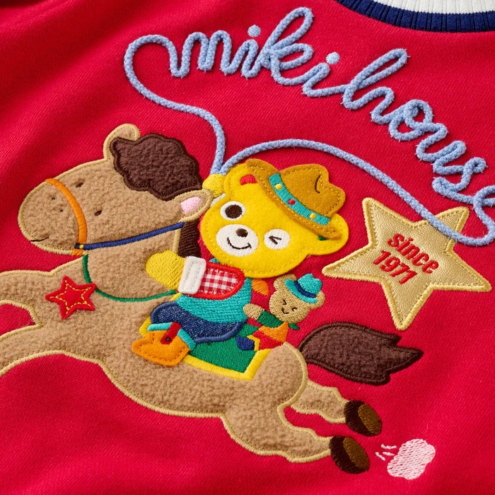 미키하우스 티셔츠 일본 키즈 유아 긴팔티 카우보이 푸치 맨투맨