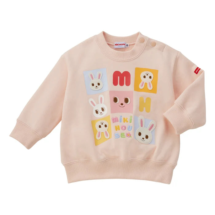 미키하우스 티셔츠 일본 키즈 긴팔티 우사코 맨투맨 2컬러