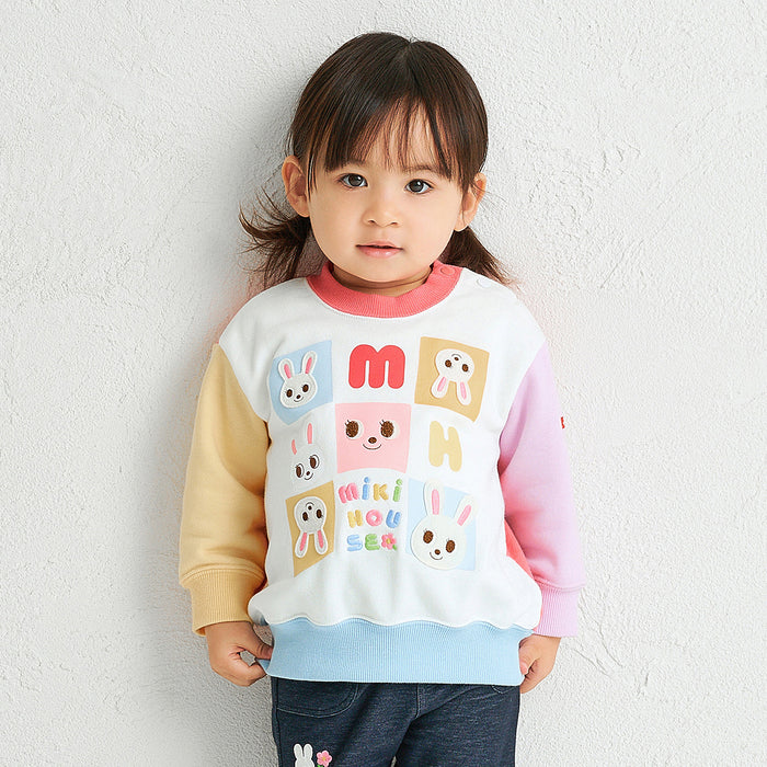 미키하우스 티셔츠 일본 키즈 긴팔티 우사코 맨투맨 2컬러