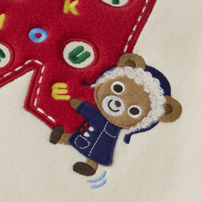 미키하우스 맨투맨 일본 키즈 긴팔티셔츠 우사기 푸치 2컬러