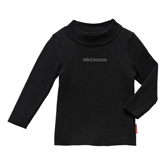 미키하우스 티셔츠 일본 키즈 니트 긴팔 코튼 터틀 스웨터 3컬러