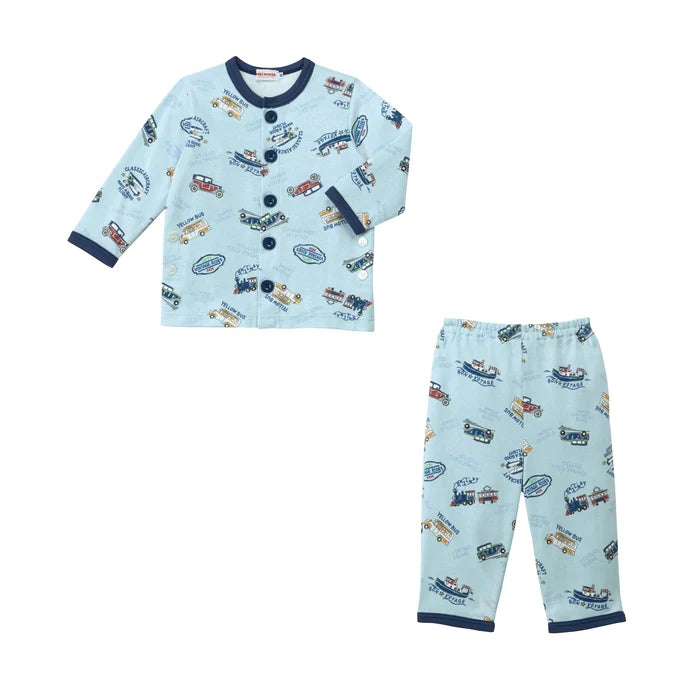 미키하우스 티셔츠 일본 키즈 잠옷 캐릭터 긴팔 긴바지 세트 3컬러