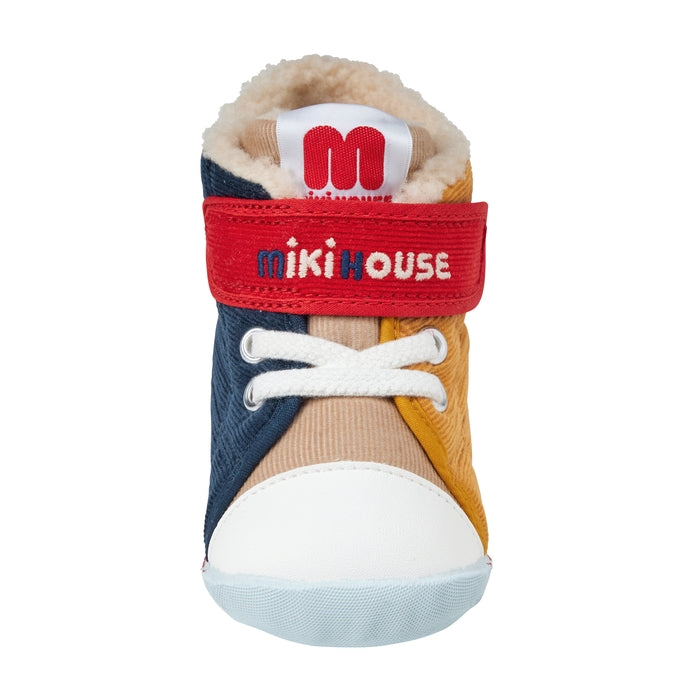 미키하우스 걸음마 슈즈 일본 MIKIHOUSE 아동화 퍼스트 겨울 부츠 신발 2컬러