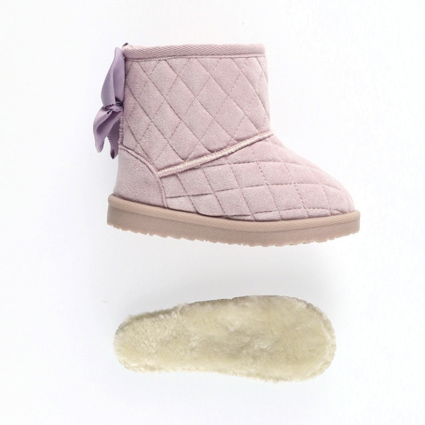 브란셰스 키즈 신발 일본 branshes 부츠 방한용 킬리본 백리본 겨울 어그 2컬러