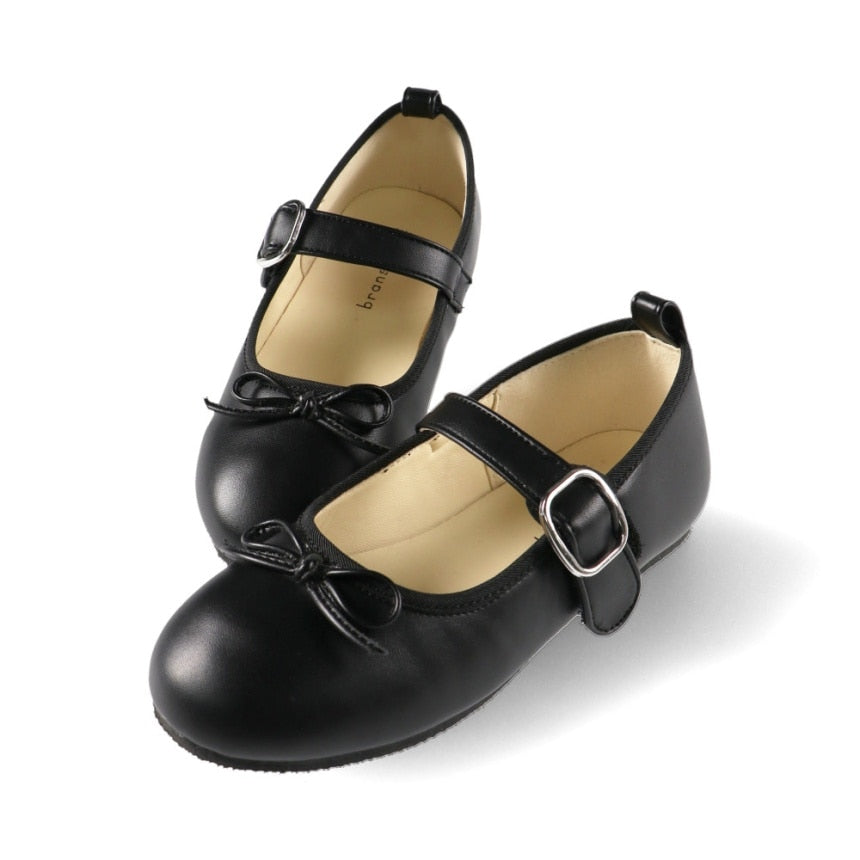 브란셰스 키즈 신발 일본 branshes 리폰 포인트 발레슈즈 2컬러