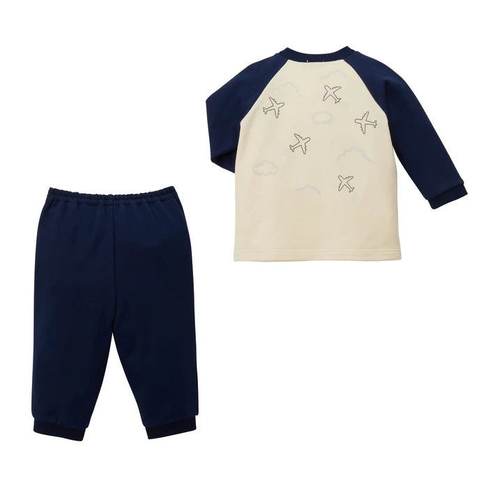 미키하우스 티셔츠 일본 키즈 잠옷 긴팔 긴바지 세트 2컬러