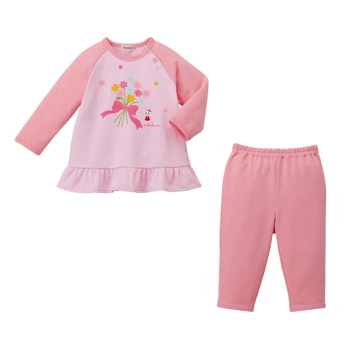 미키하우스 티셔츠 일본 키즈 잠옷 긴팔 긴바지 세트 2컬러