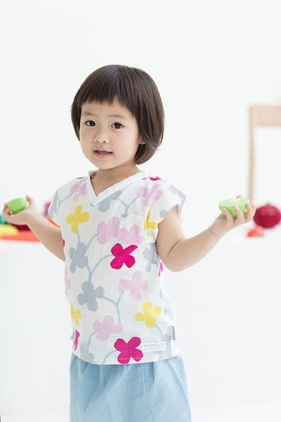 소우소우 베이비 티셔츠 일본 SOUSOU 아기 반팔티 이세모멘 하나 아소비