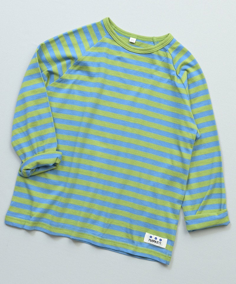 마키즈 긴팔 일본 MARKEY'S 선염 나그랑 스트라이프 보더 티셔츠 6컬러