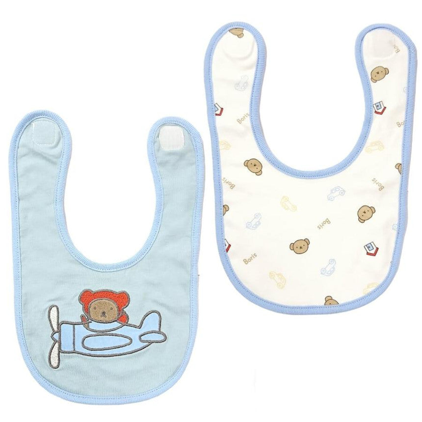 미피 턱받이 일본 신생아 더 라즈 베이비러스 영유아 2장 세트 4컬러