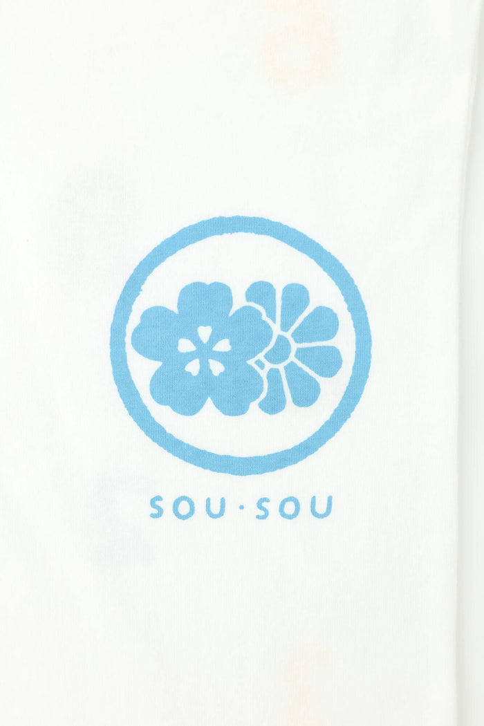 소우소우 키즈 티셔츠 일본 SOUSOU 반팔티 미츠미 화이트