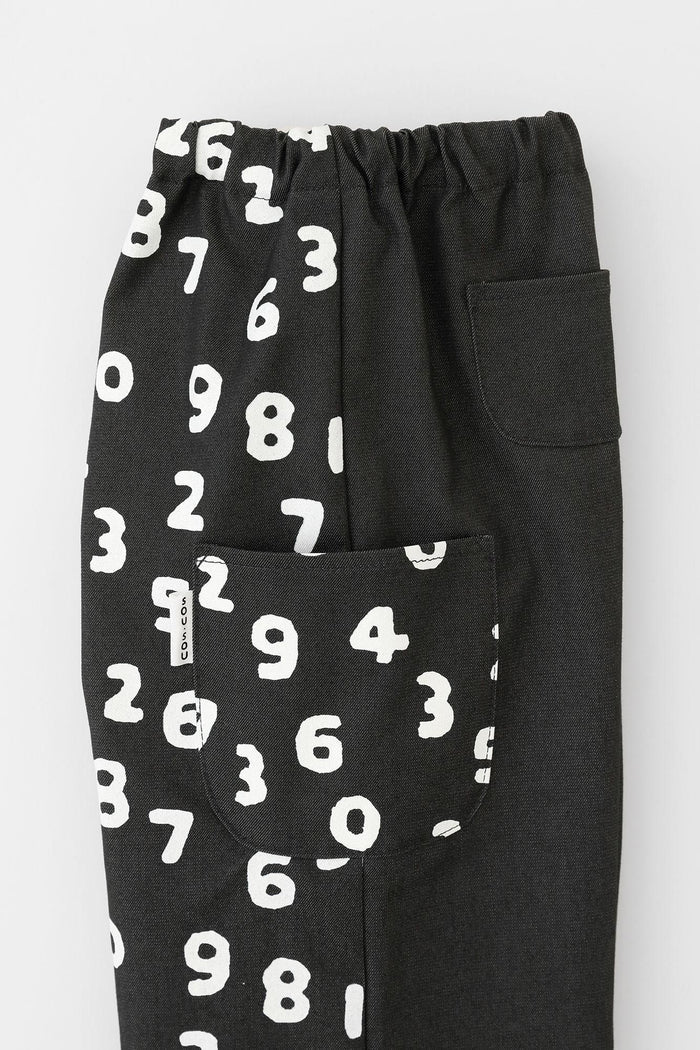 소우소우 바지 일본 SOUSOU 미츠이노우 프린트 롱팬츠 2컬러