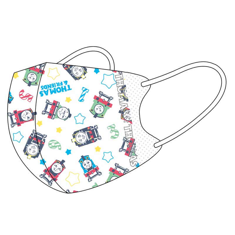 토마스와 친구들 마스크 일본 아카짱혼포 기차 패턴 5매입