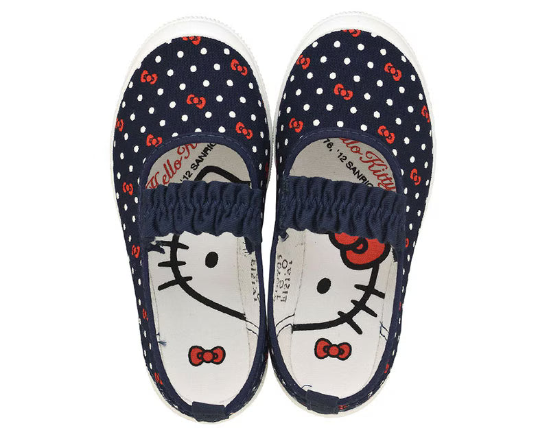 아사히 키즈 신발 일본 학교 실내화 산리오 헬로키티 네이비 컬러