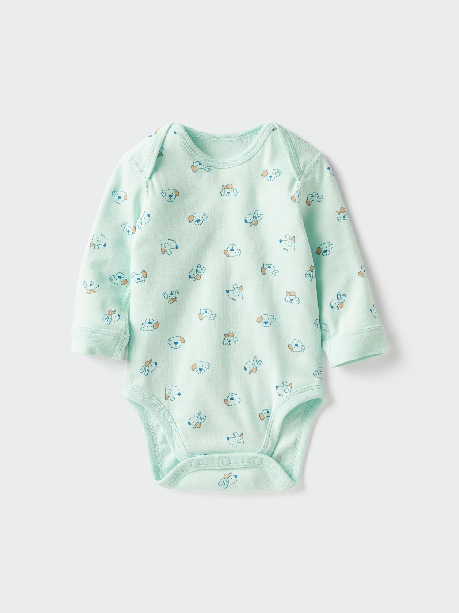 유니클로 베이비 바디슈트 일본 패턴 긴팔 티셔츠 아기 내의 3컬러