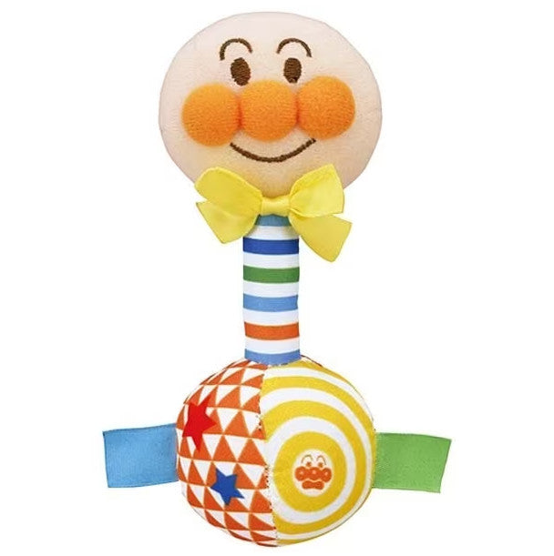 호빵맨 딸랑이 일본 신생아 반다이 패브릭 앙팡맨 얼굴 디자인