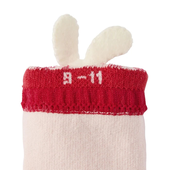 미키하우스 양말 일본 키즈 유아 아기 삭스 치에코 토끼 캐릭터 클로버 디자인