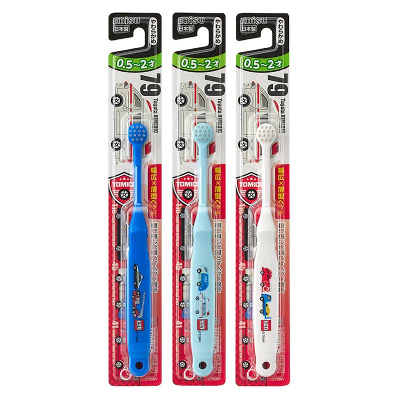토미카 칫솔 일본 아카짱혼포 타카라토미 허브러시 0.5~2세용