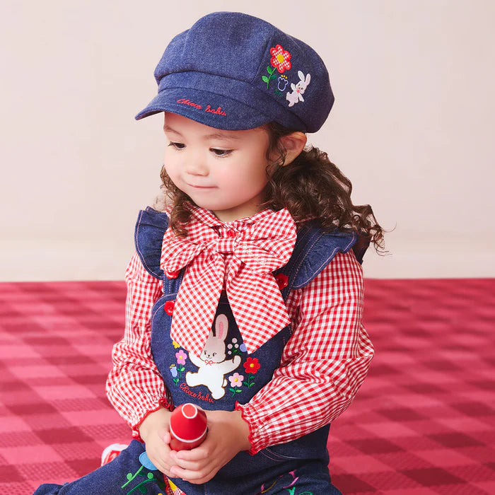 미키하우스 티셔츠 일본 키즈 긴팔 셔츠 체크 치에코 사쿠 블라우스