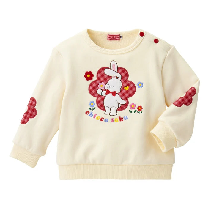 미키하우스 티셔츠 일본 키즈 긴팔티 자수 치에코 사쿠 맨투맨