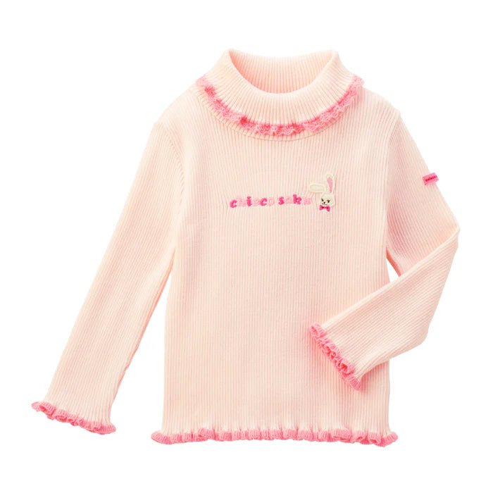 미키하우스 티셔츠 일본 키즈 니트 치에코 스웨터 핑크