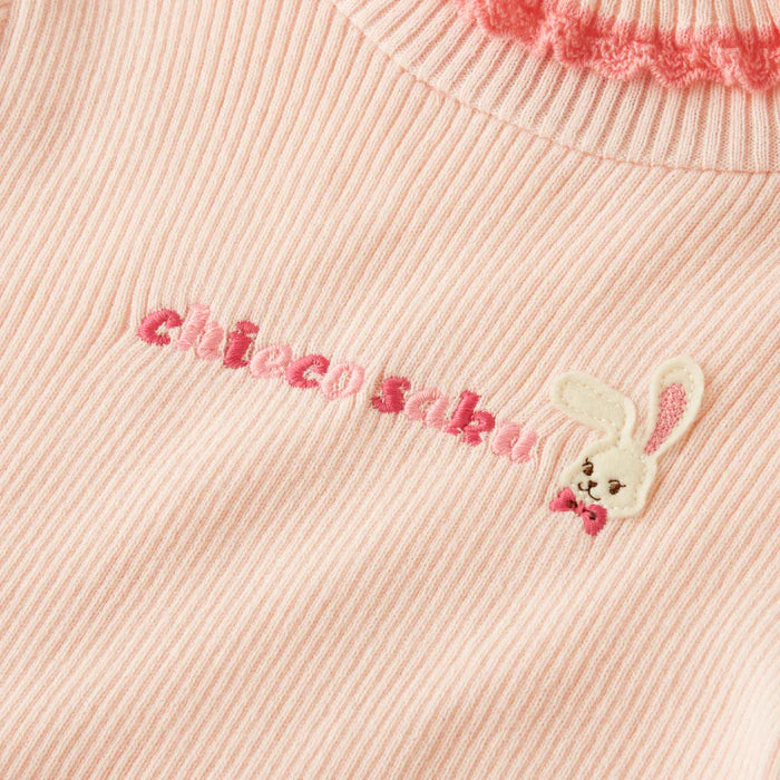 미키하우스 티셔츠 일본 키즈 니트 치에코 스웨터 핑크