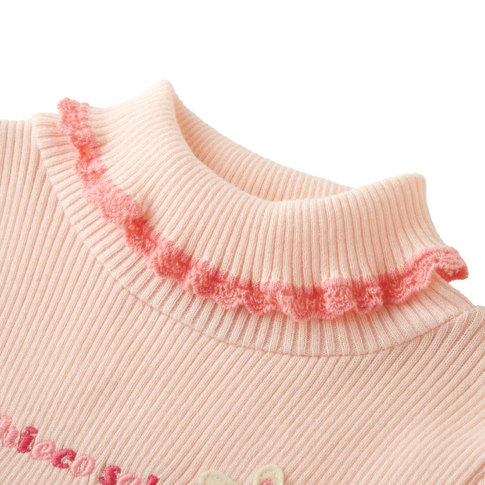 미키하우스 티셔츠 일본 키즈 니트 치에코 스웨터 핑크