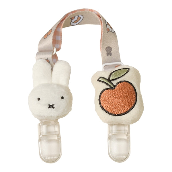 아카짱혼포 미피 일본 멀티 클립 손수건 담요 낙하방지 사과 마스코트 고리 38cm
