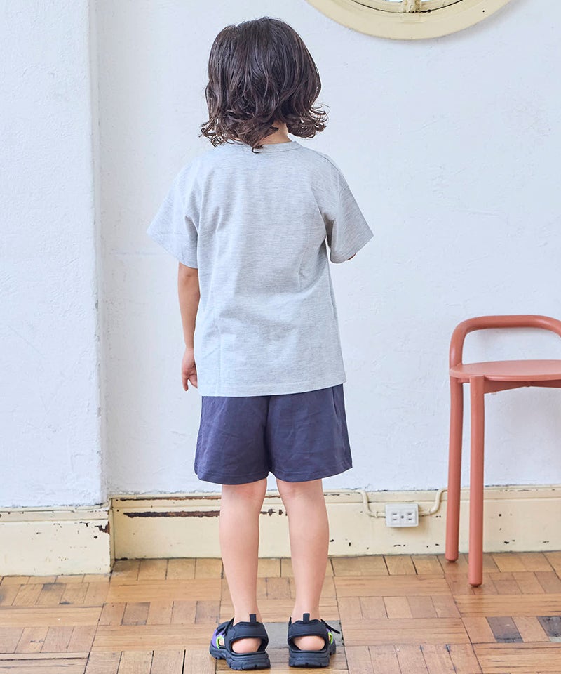 Makiz Kids T-shirt Japanese long-sleeved tee boa fleece snap jacket style 4 colors 