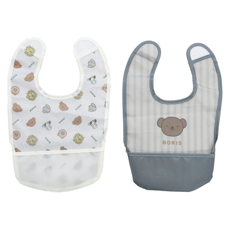 미피 턱받이 일본 신생아 아카짱혼포 오쇼쿠지 페이스 2개 세트