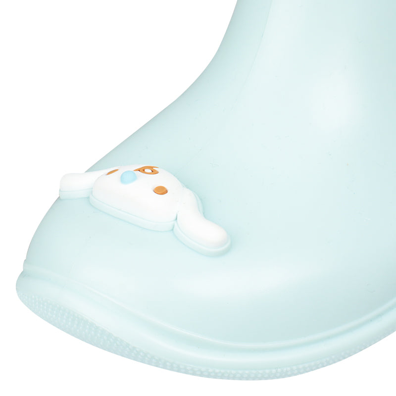 산리오 키즈 장화 일본 아카짱혼포 레인부츠 시나모롤 페이스 디자인