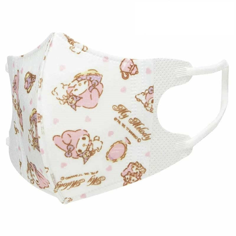 마이멜로디 마스크 일본 아카짱혼포 스케이터 산리오 캐릭터 패턴 S 7매입