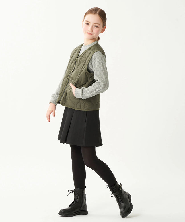 타이온 키즈 패딩 조끼 일본 TAION 베스트 밀리터리 브이넥  지퍼 이너 8컬러