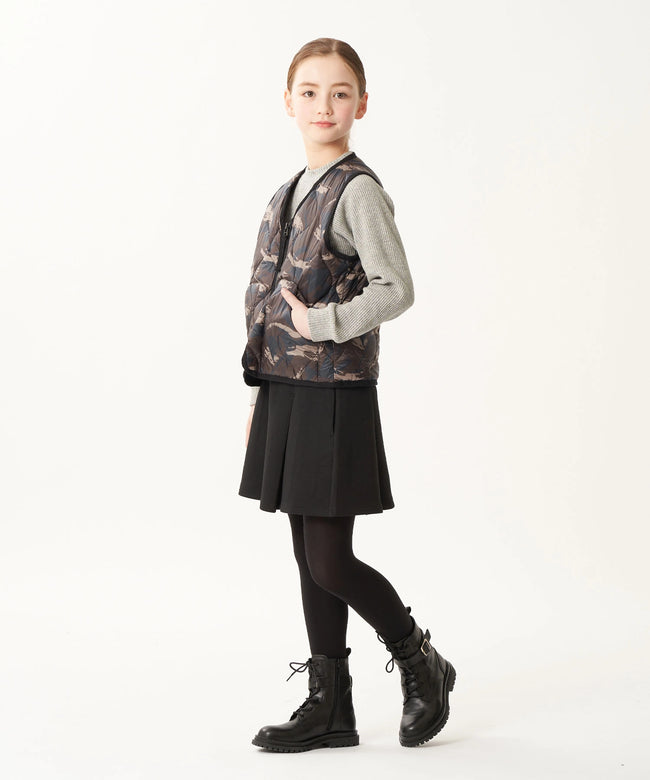 타이온 키즈 패딩 조끼 일본 TAION 베스트 밀리터리 브이넥  지퍼 이너 8컬러