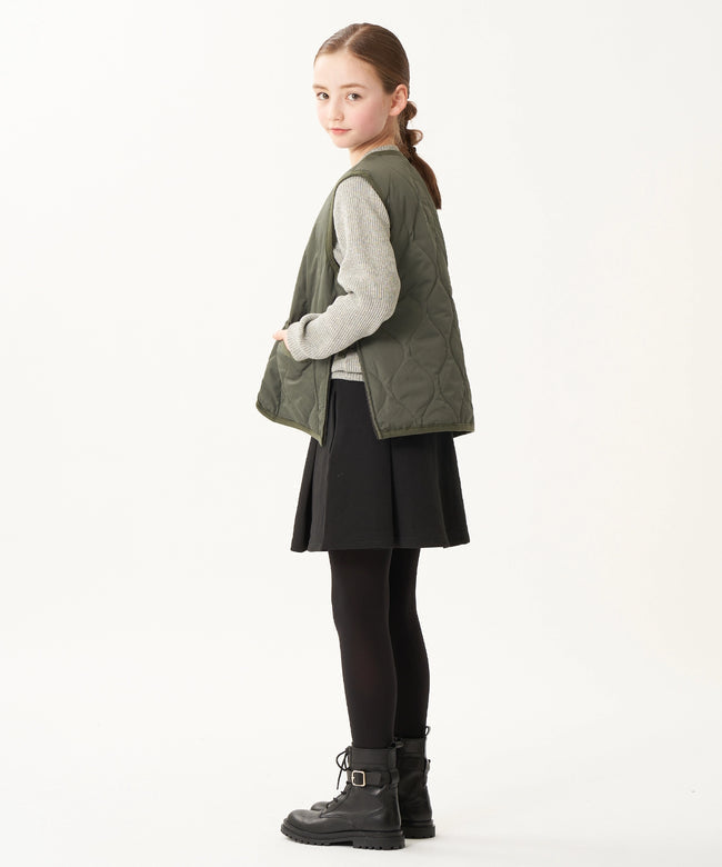 타이온 키즈 패딩 조끼 일본 TAION 베스트 밀리터리 브이넥 짚업 6컬러