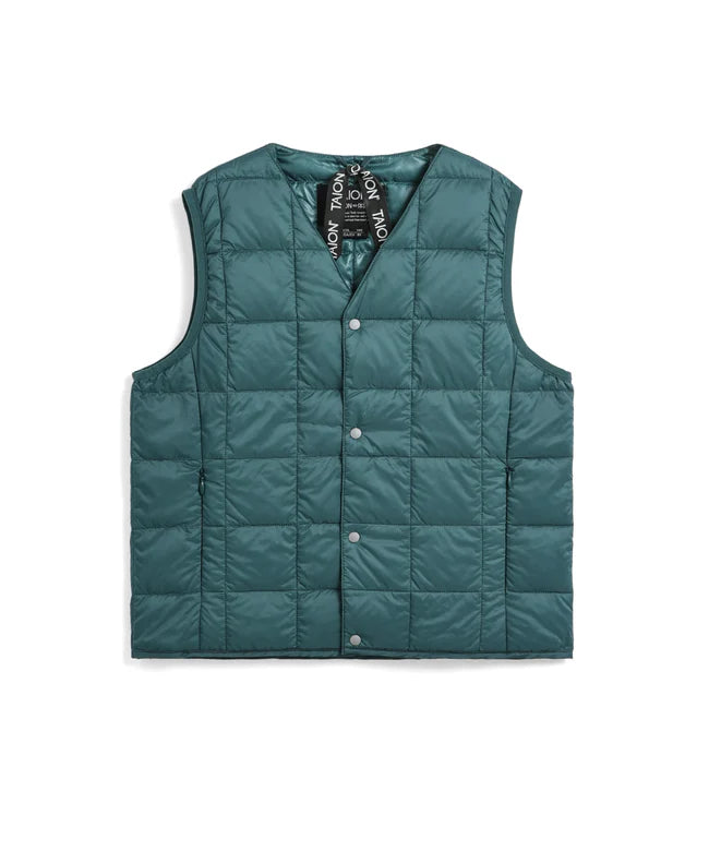 타이온 키즈 패딩조끼 일본 TAION 베스트 베이직 브이넥 46컬러