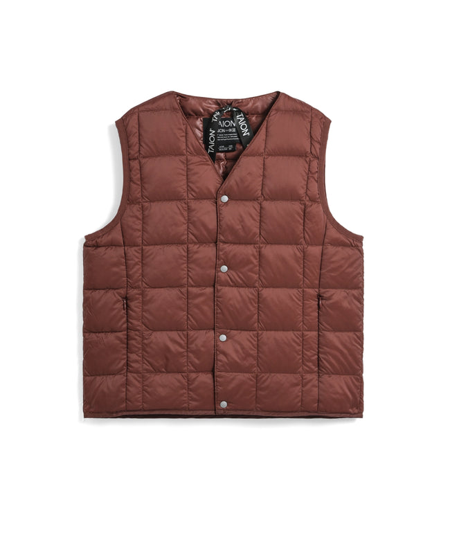 타이온 키즈 패딩조끼 일본 TAION 베스트 베이직 브이넥 46컬러