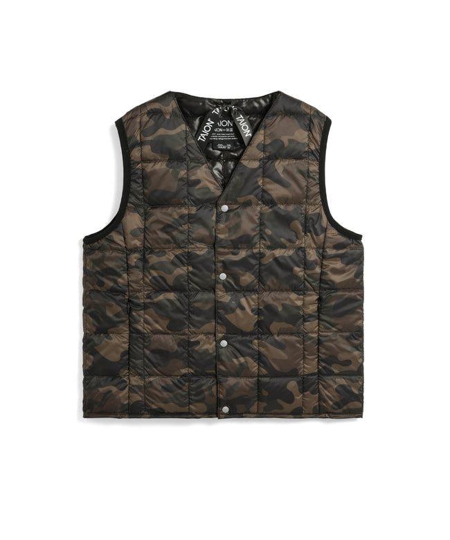 타이온 키즈 패딩조끼 일본 TAION 베스트 베이직 브이넥 46컬러