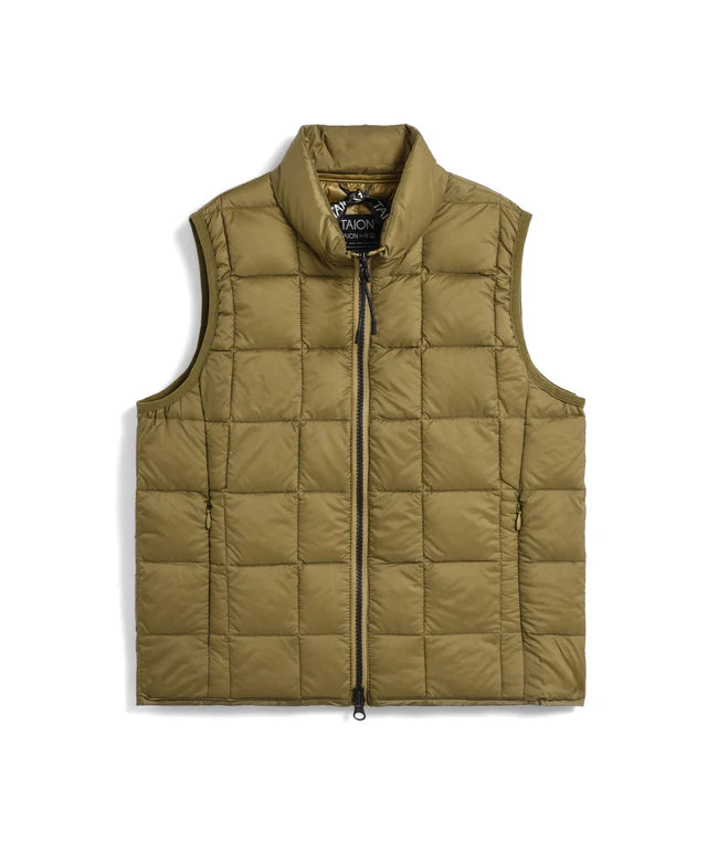 타이온 키즈 패딩 조끼 일본 TAION 베스트 베이직 하이넥 짚업 이너 다운 7컬러