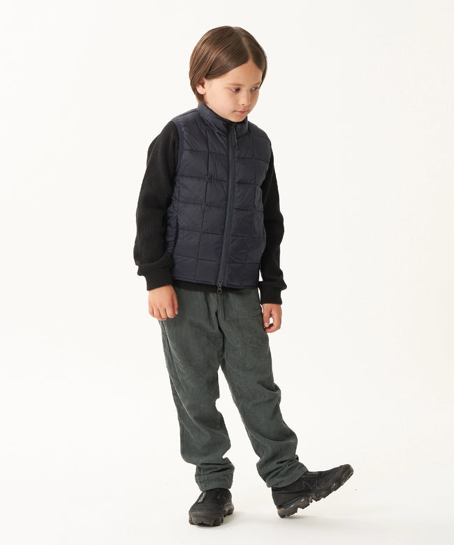 타이온 키즈 패딩 조끼 일본 TAION 베스트 베이직 하이넥 짚업 이너 다운 7컬러