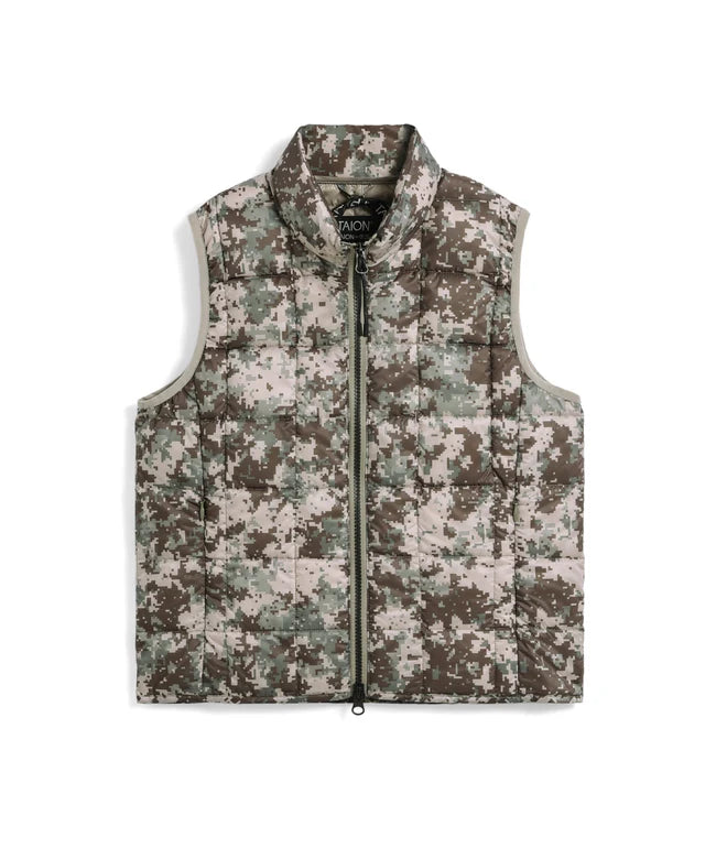 타이온 키즈 패딩 조끼 일본 TAION 베스트 베이직 하이넥 짚업 이너 다운 7컬러