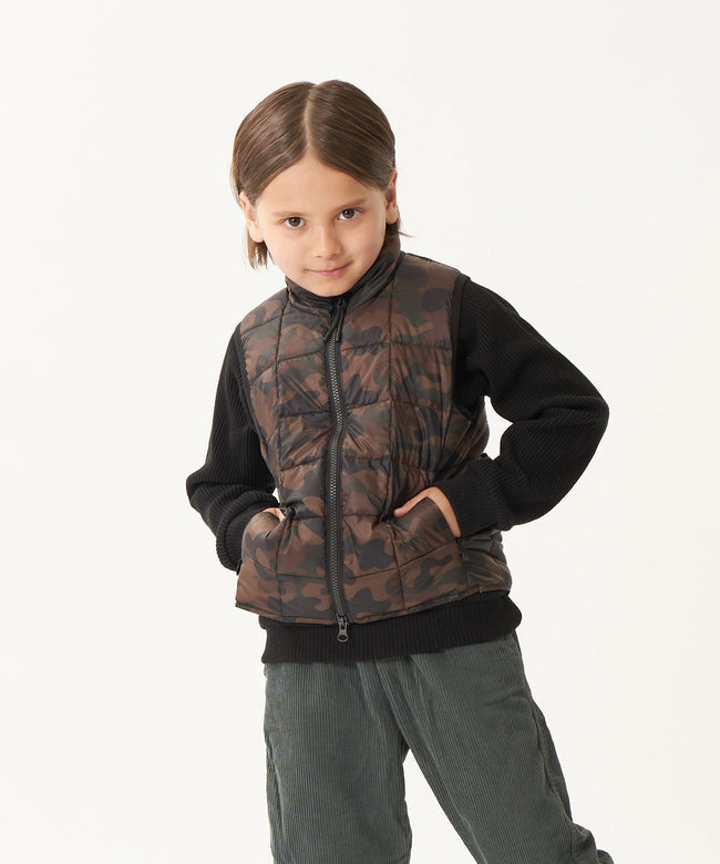 타이온 키즈 패딩 조끼 일본 TAION 베스트 베이직 하이넥 짚업 이너 다운 7컬러