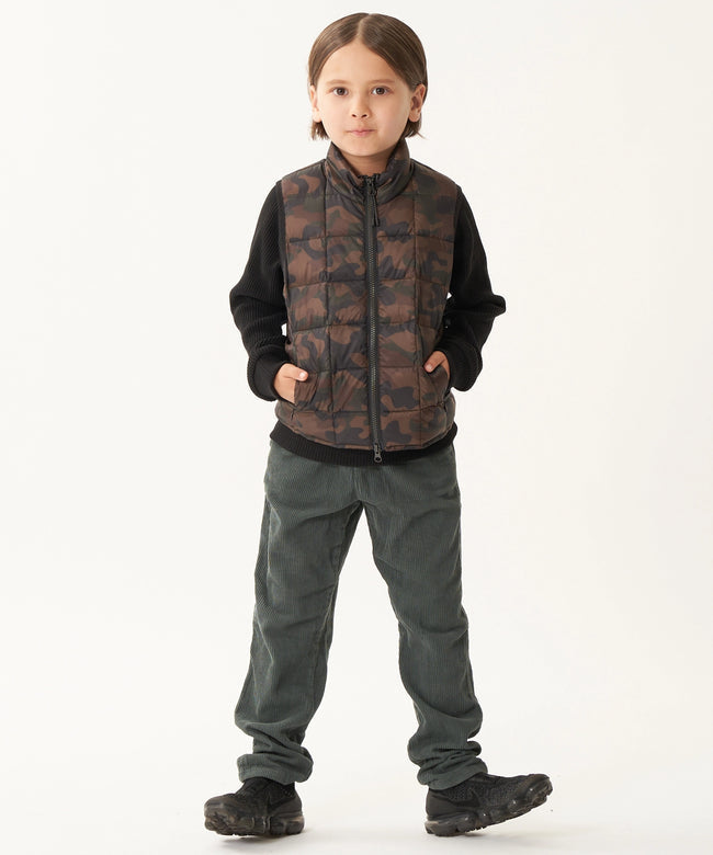 타이온 키즈 패딩 조끼 일본 TAION 베스트 베이직 하이넥 짚업 이너 다운 7컬러