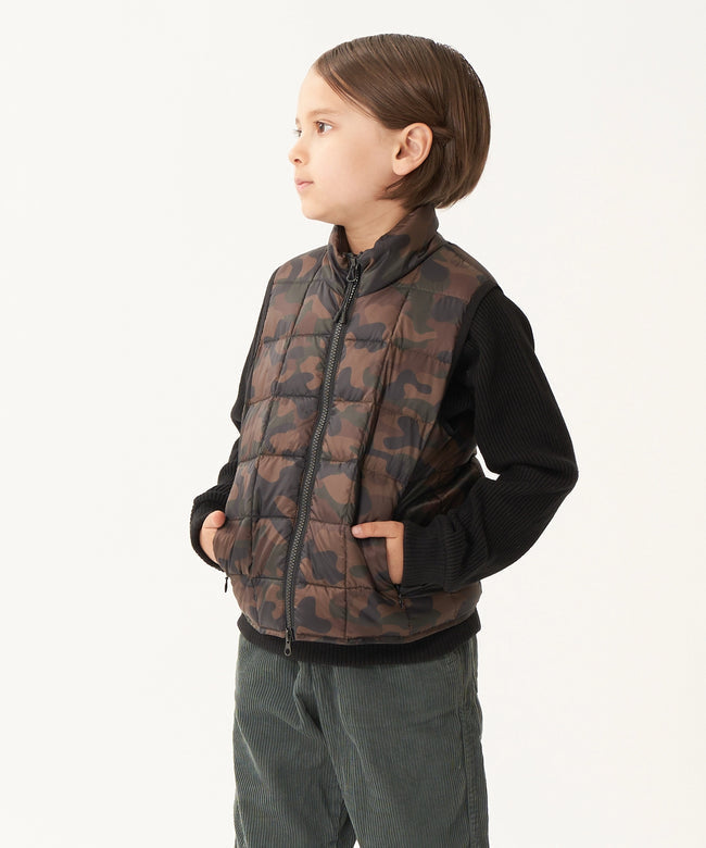 타이온 키즈 패딩 조끼 일본 TAION 베스트 베이직 하이넥 짚업 이너 다운 7컬러