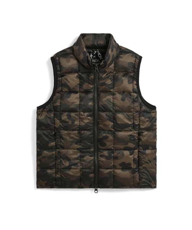 타이온 키즈 패딩 조끼 일본 TAION 베스트 베이직 하이넥 짚업 이너 다운 7컬러